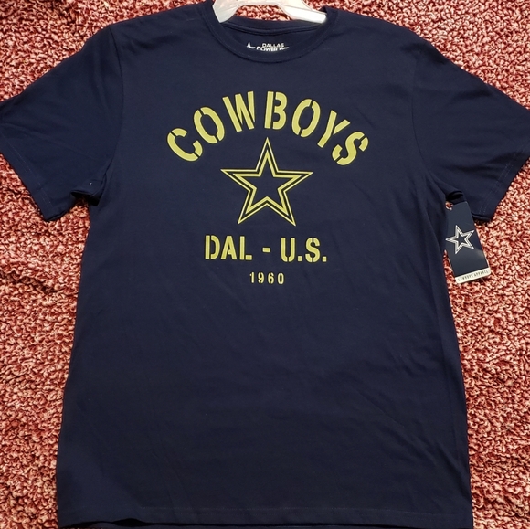 DALLAS COWBOYS Men's "DENNIS" Military T-Shirt (L, XL, 2XL,3XL) - Picture 1 of 7